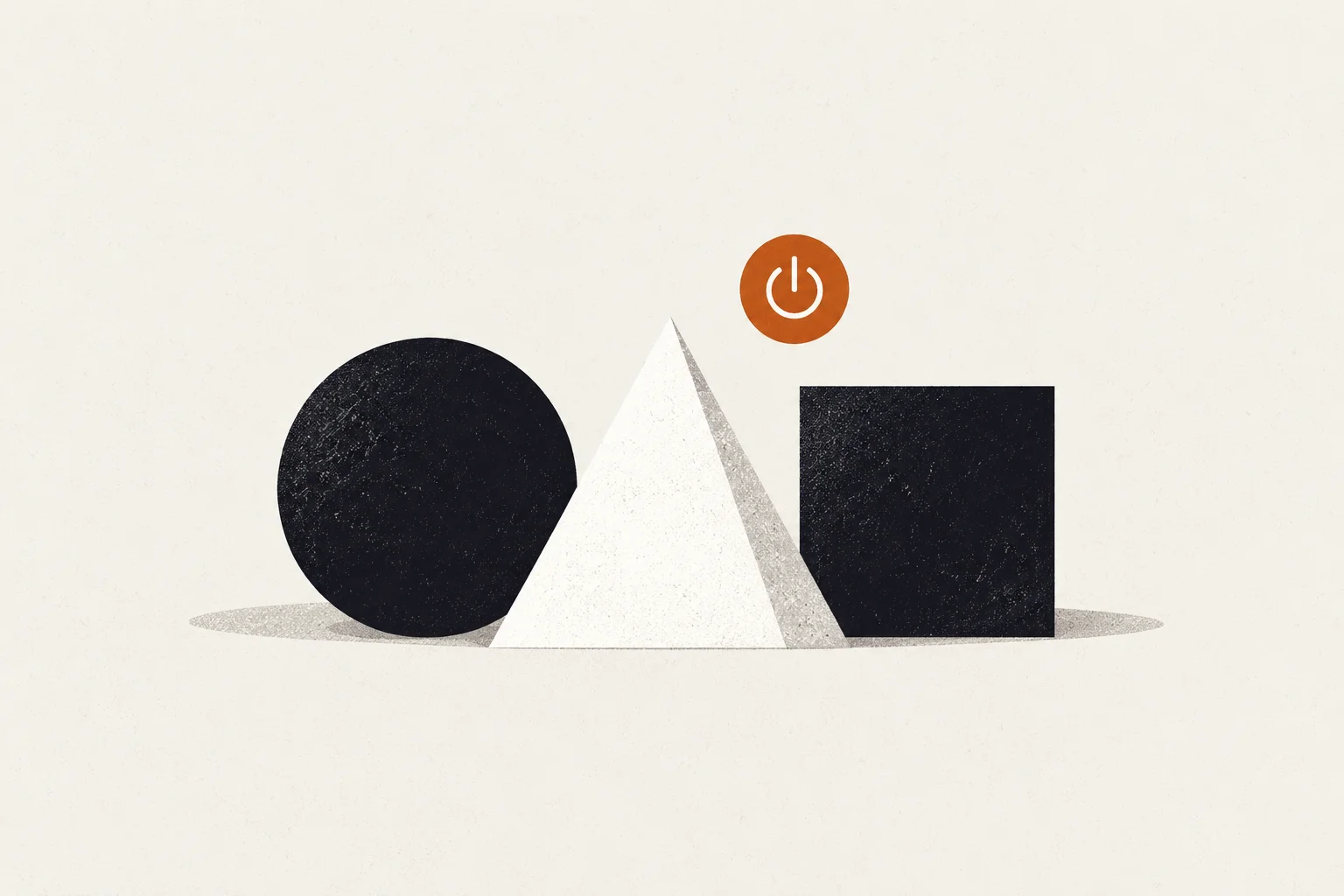 Burnt-amber and near-black editorial illustration representing what is the 3 3 3 rule for anxiety